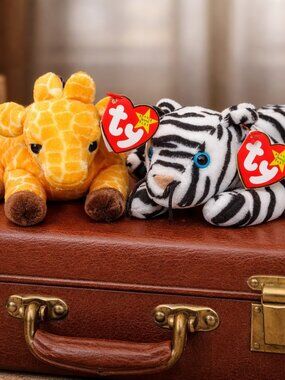 Vintage Beanie Babies Twigs & Blizzard Bundle